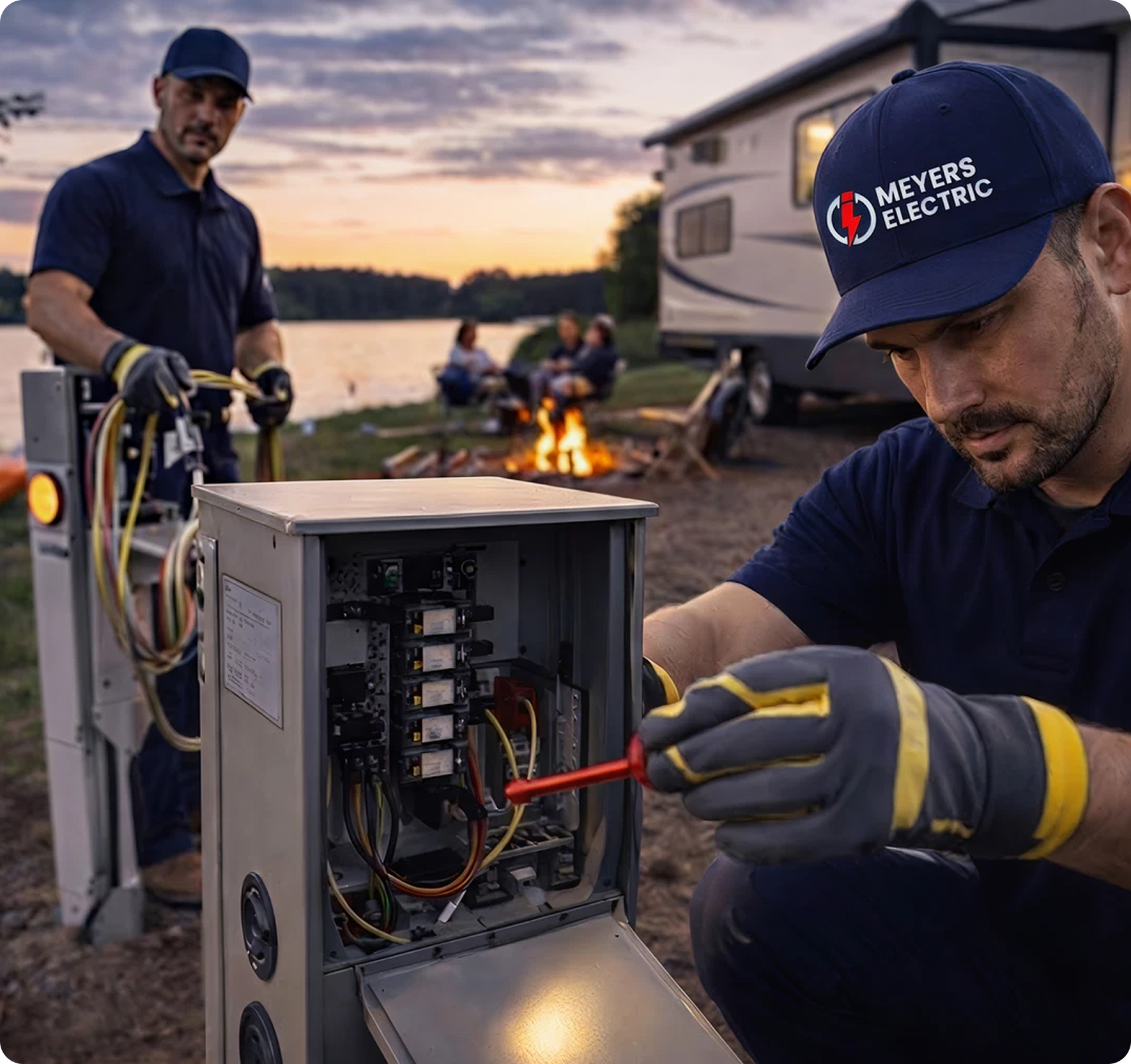 Campground generator repair