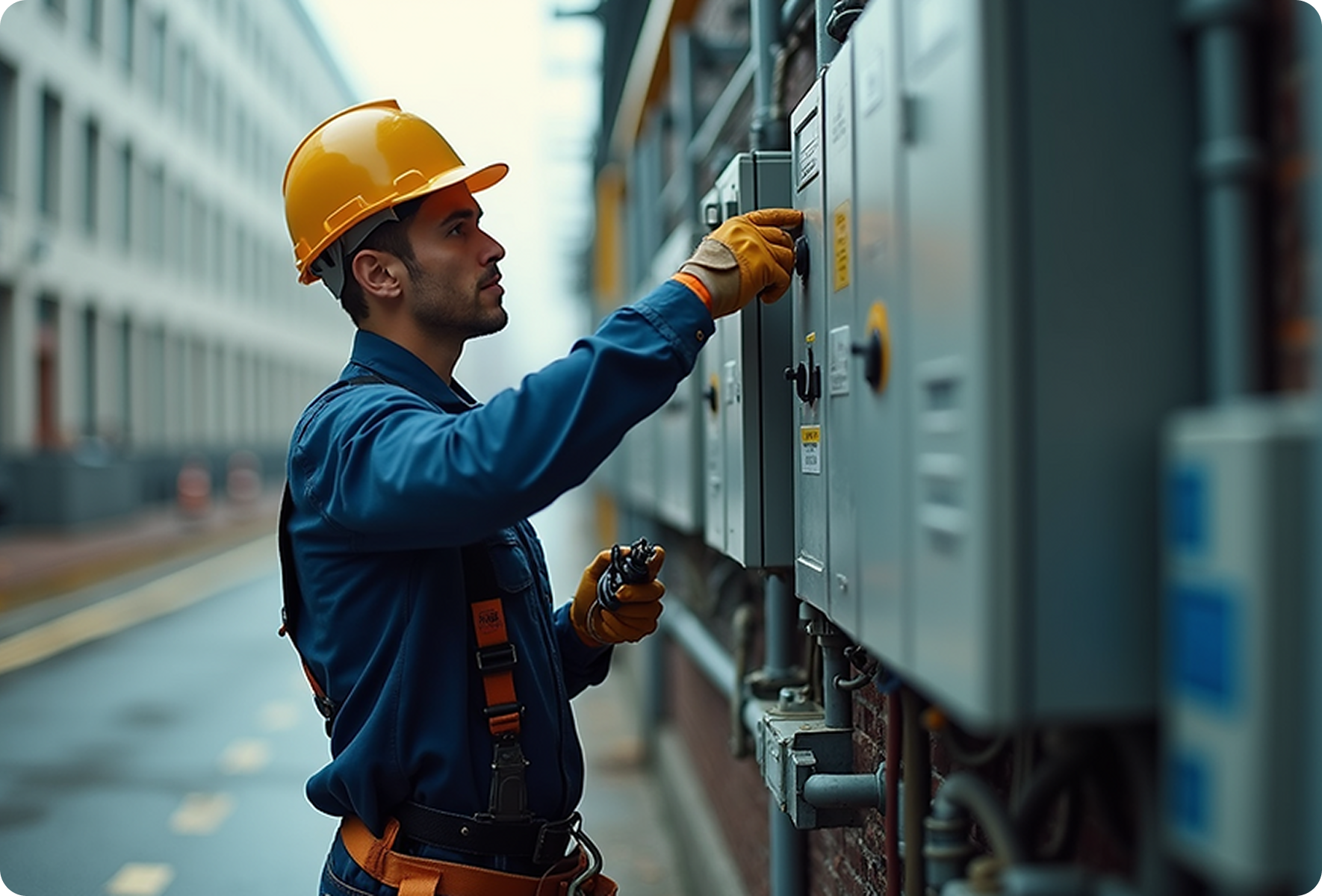 Public Works electrical system maintenance