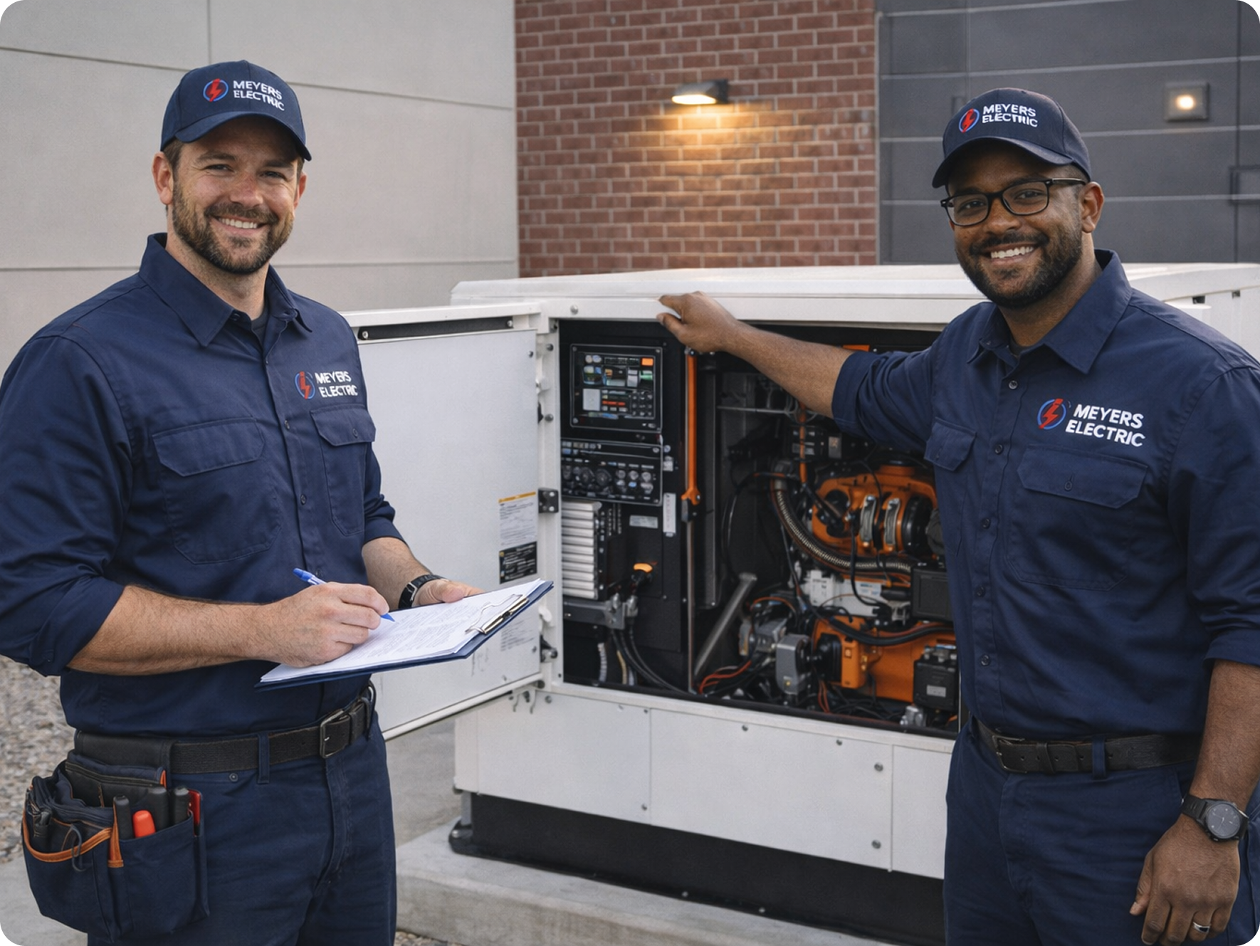 Commercial generator service