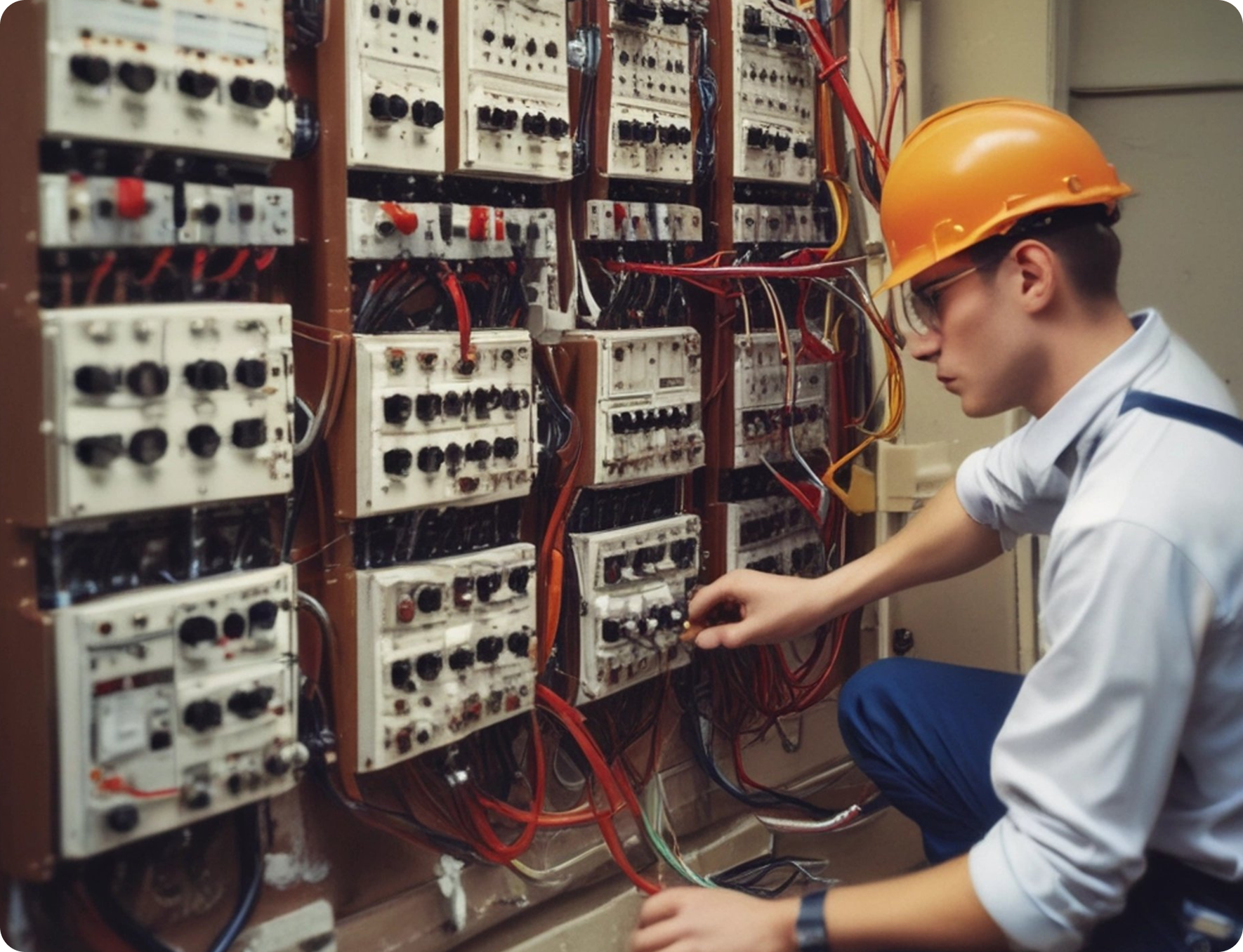 Industrial control panel wiring