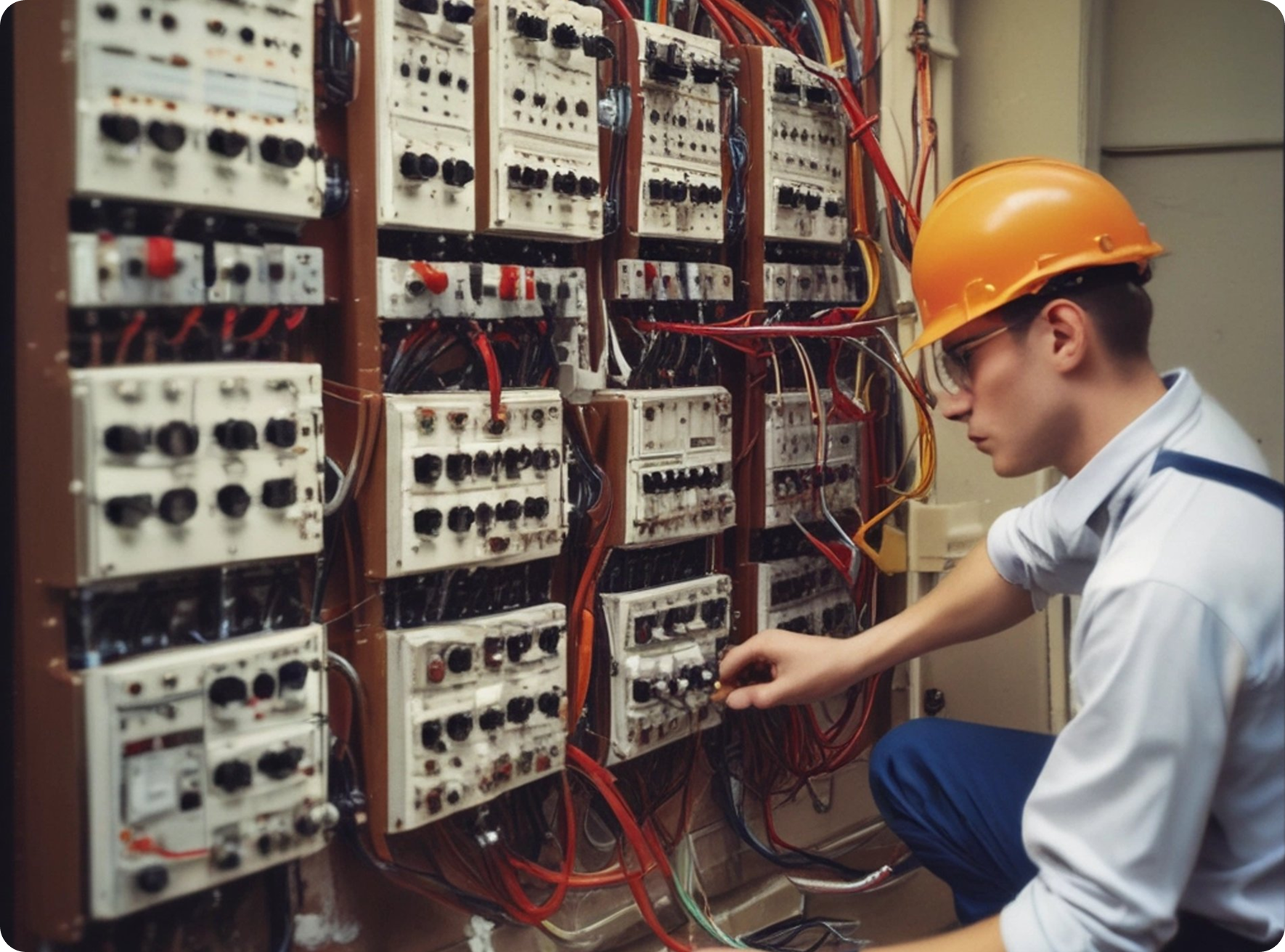 Control panel wiring