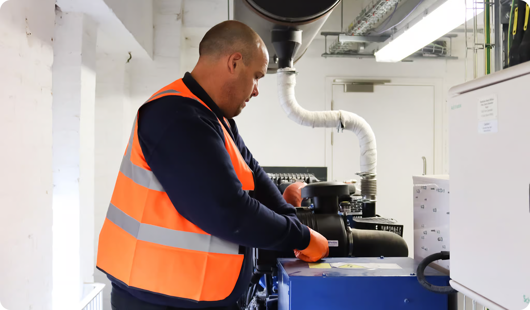 Industrial equipment maintenance service