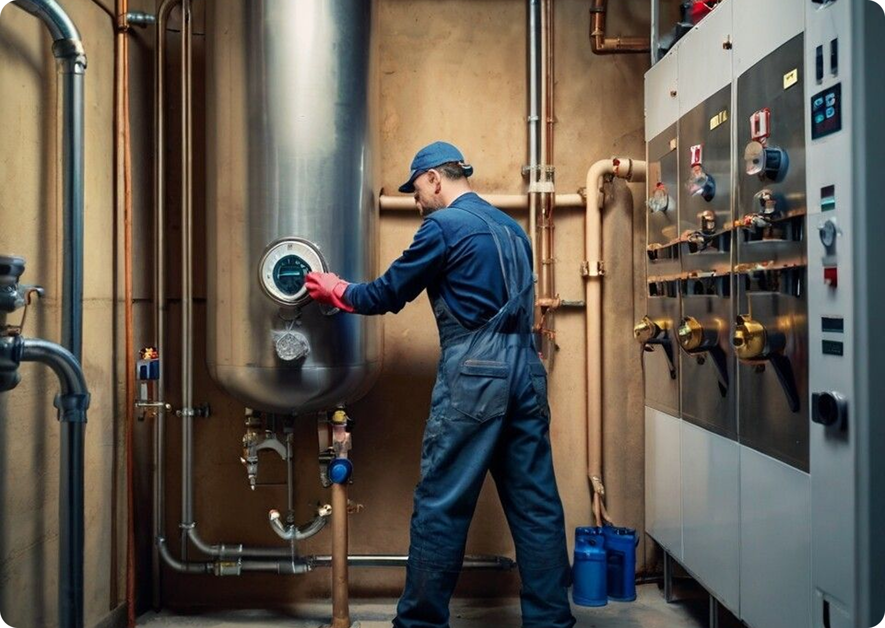 industrial mechanical room