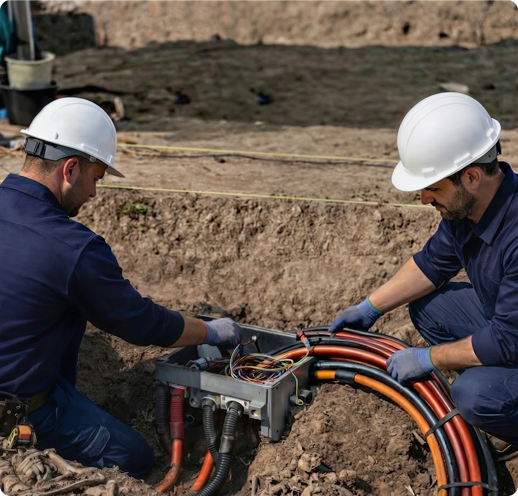 underground junction box