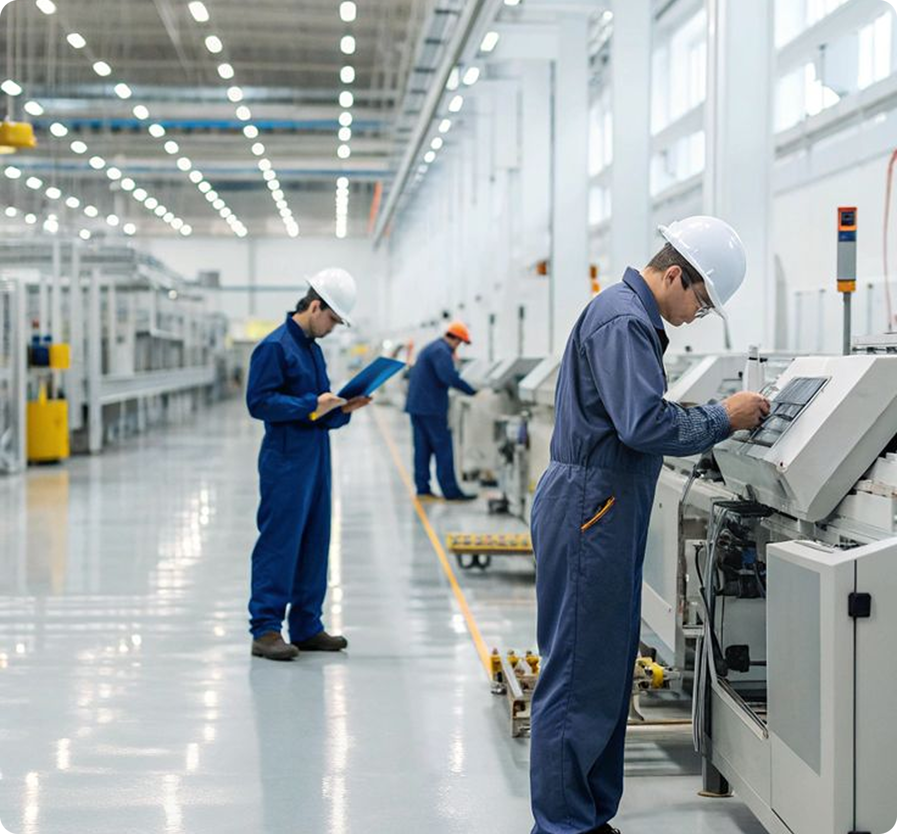 industrial manufacturing floor