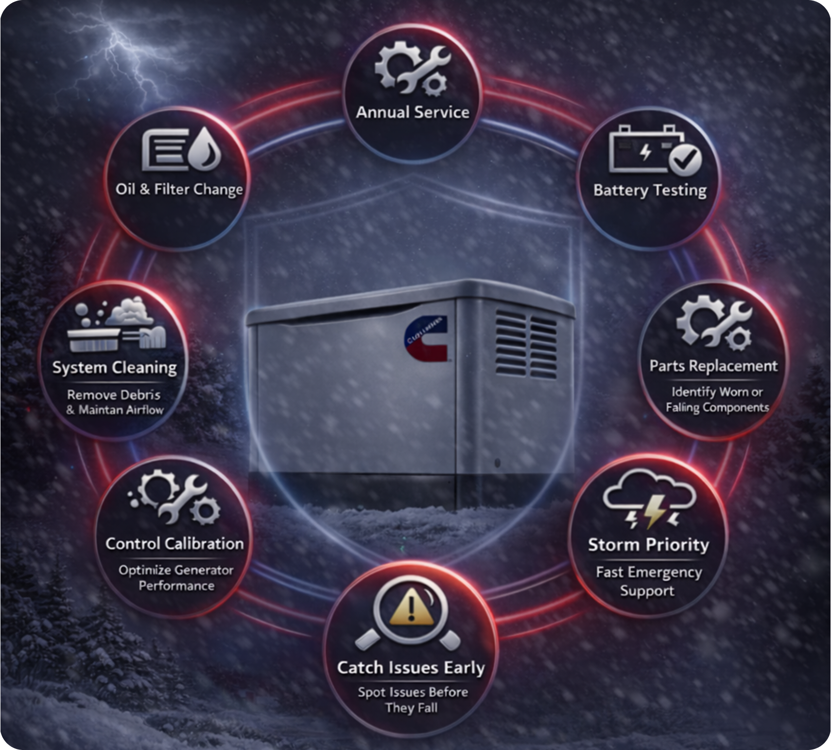 Generator maintenance plan