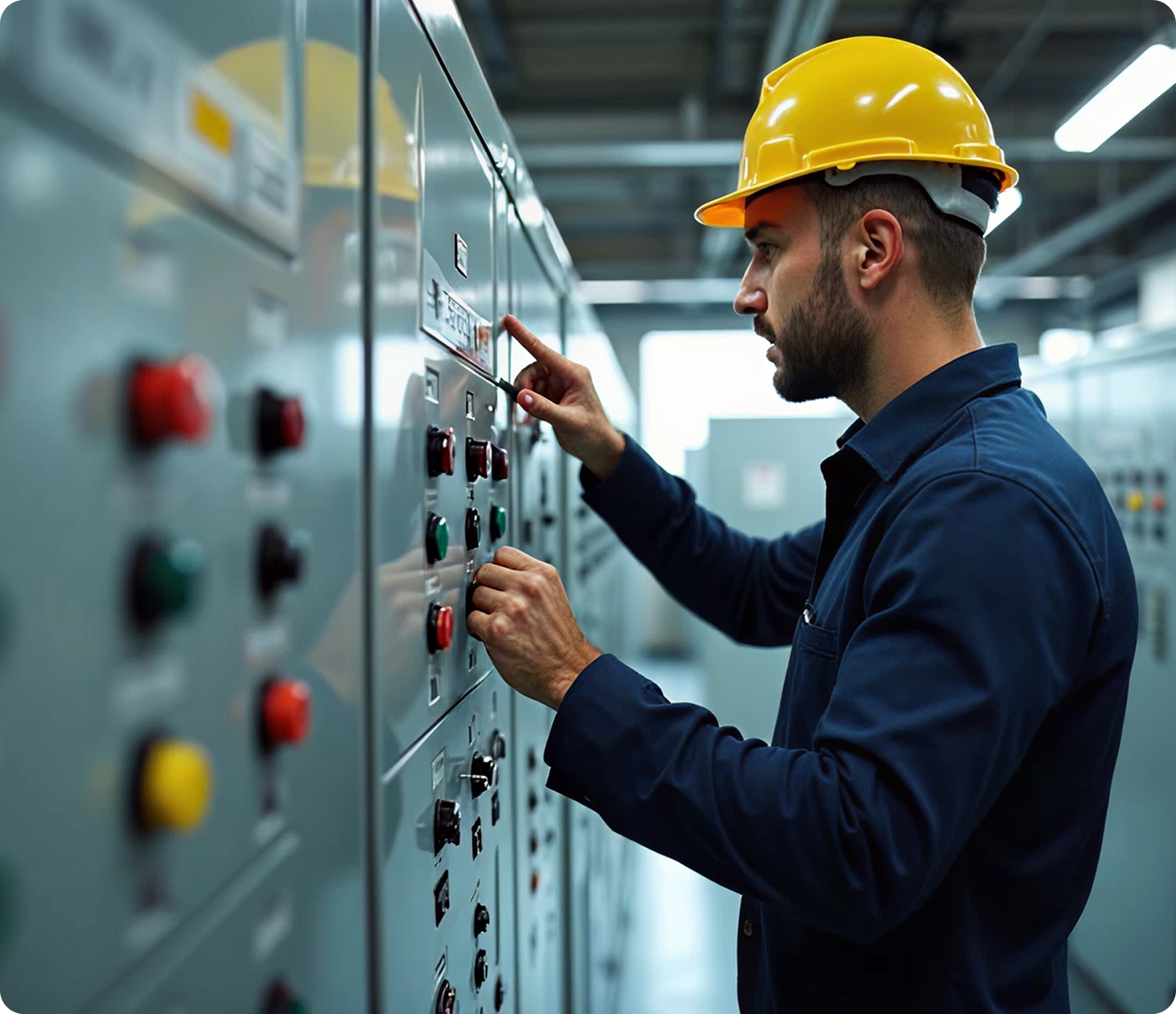 electrical control panel operation