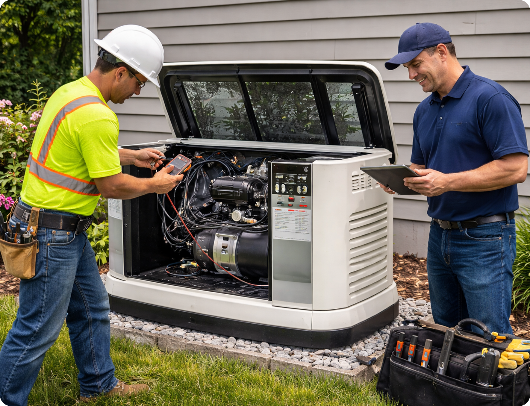 generator maintenance by team