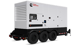 Cummins C275-D2RE 275 kW trailerized generator for mobile power