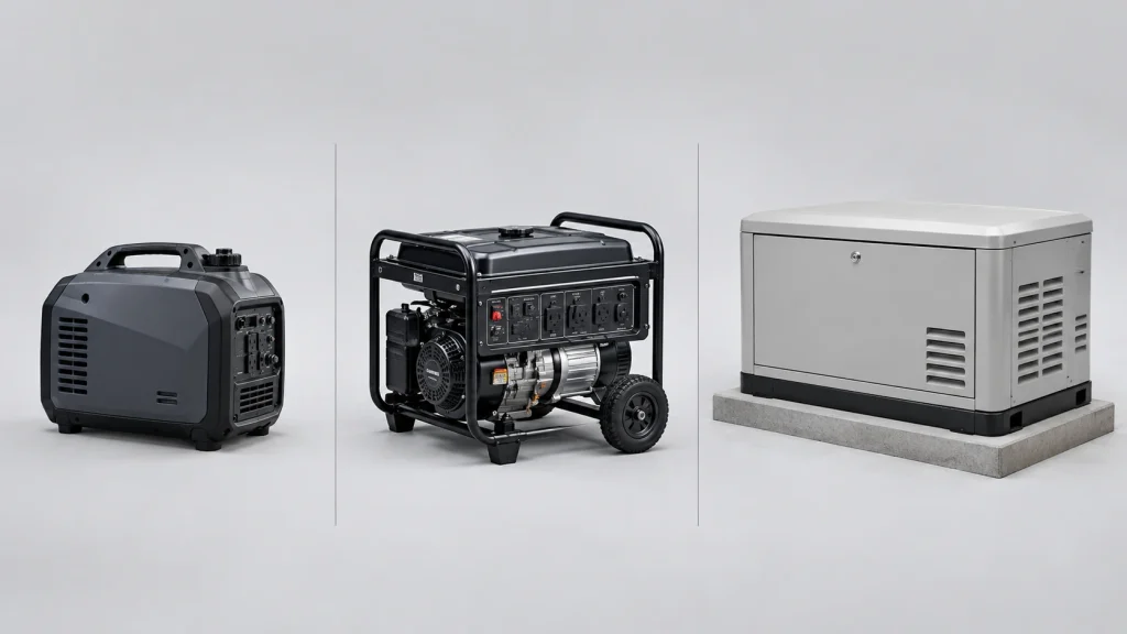 inverter portable standby generator comparison